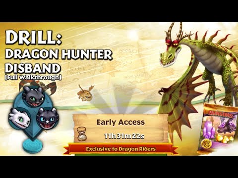 Dragon Hunter Disband (Drill) — Gauntlet Event Full Walkthrough Gameplay | Dragons: Rise of Berk