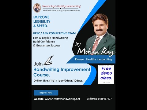 Part Time 1 Month Handwriting & Graphology Classes Services