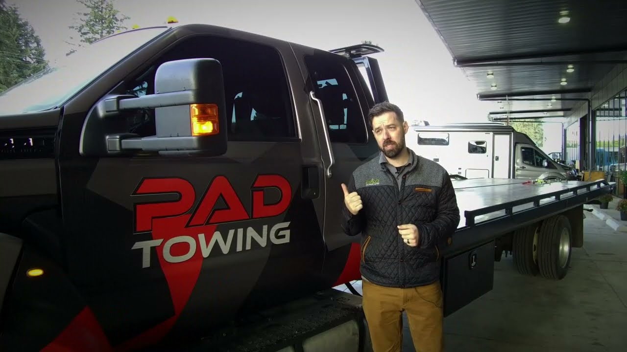 PAD Towing flatbed truck — watch the video