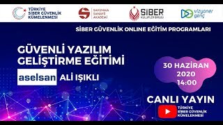 Türkiye Siber Güvenlik Kümelenmesi - Güvenli Yazılım Geliştirme Eğitim