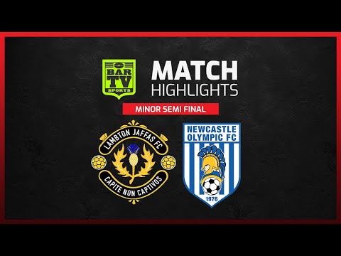 Lambton Jaffas v Newcastle Olympic - Mens Minor Semi Final Highlights | NPL Northern Football 2022