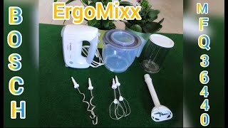 BOSCH Ergomixx MFQ36440 unboxing and review