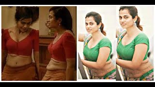 BigBoss Famous Ramya Pandian Hot Saree Compilation