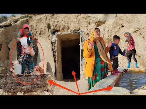 Targeted efforts: The miraculous water spring shows the future to the nomadic lady