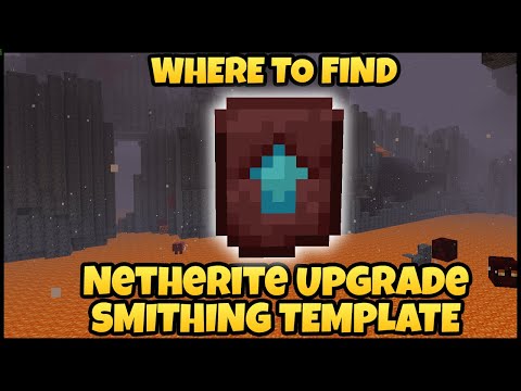 Where To Find NETHERITE UPGRADE SMITHING TEMPLATE In MINECRAFT 1.20