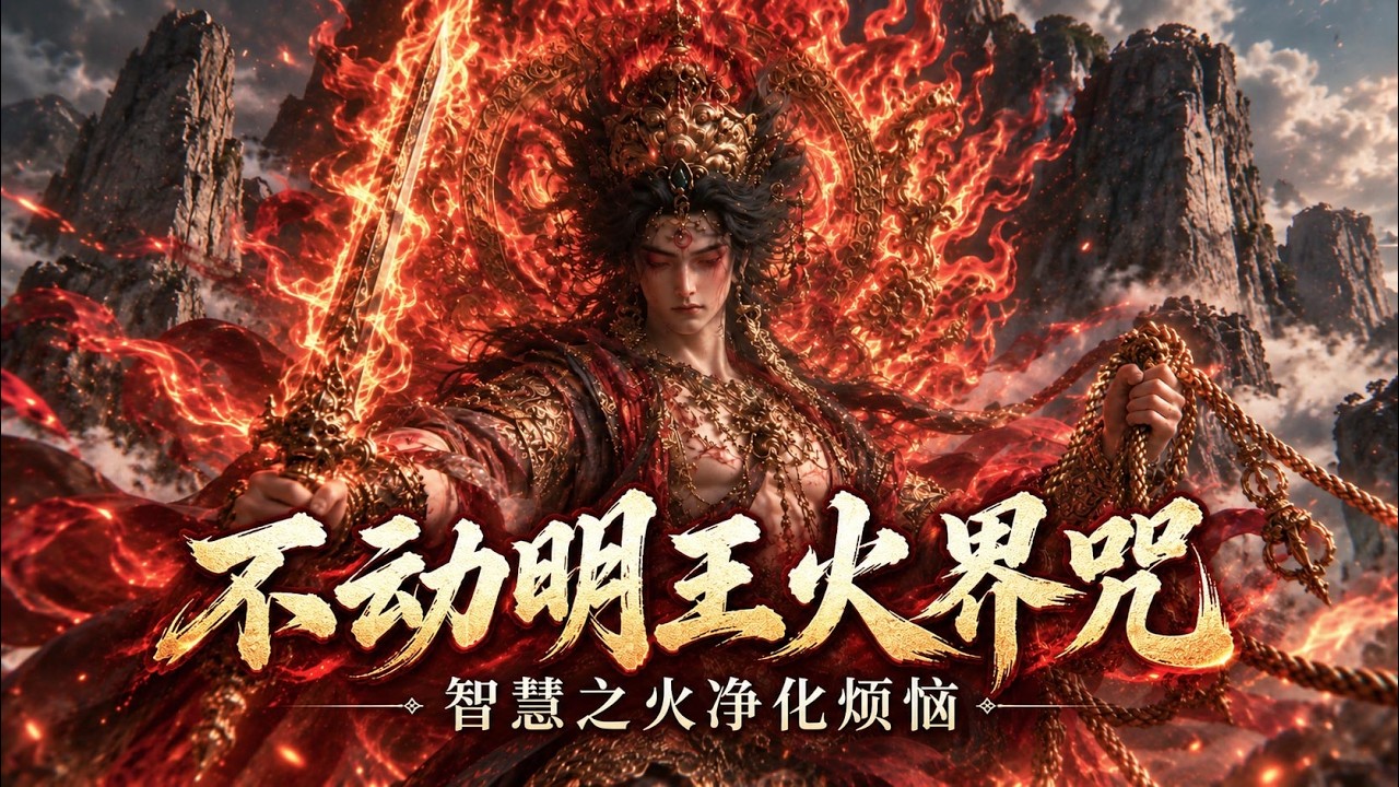 不动明王火界咒108｜智慧之火净化烦恼・降伏恶念・破障护持