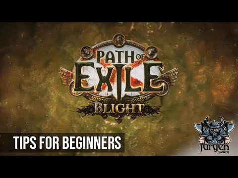 POE 3.8 Blight League - Tips for Beginners and League Starters
