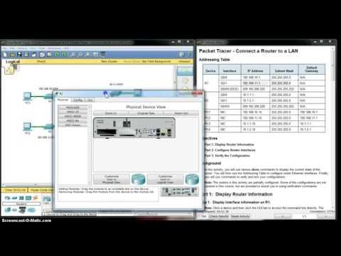 Cisco Introduction to Networks - Packet Tracer 6.4.3.3