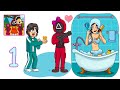 Displace It Brain Finger SQUID GAME PART 1 ALL LEVELS 1 70 Gameplay Walkthrough HD
