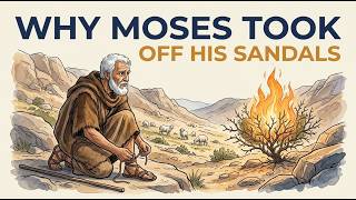 What Take Off Your Sandals Really Means in Hebrew Moses at the Burning Bush