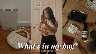 What's In My Purse | COS Puffer "Jennie" bag Review