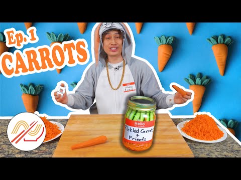 🥕 24 CARROT GOLD feat. NUGGS BUNNY (Vietnamese Pickled Carrots and Daikon Recipe)| NaminalStyle