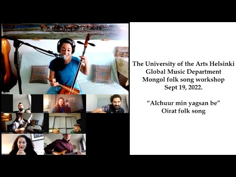 Mongolian music workshop - The University of the Arts Helsinki - Day 1