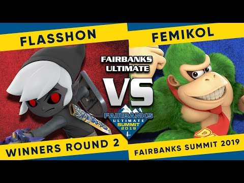Fairbanks Summit 2019: Flasshon (Toon Link) vs Femikol (Donkey Kong) SSBU - Winners Round 2