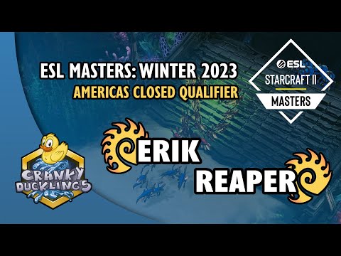 Erik vs Reaper - ZvZ | ESL SC2 Masters: Winter 2023 - Americas Closed Qualifier | EPT Tournament