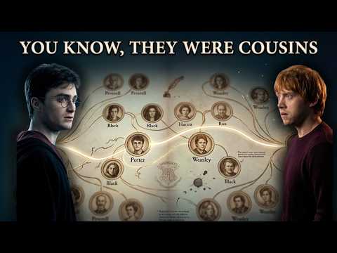 Harry & Ron Are Actually COUSINS? (The Family Tree Explained)