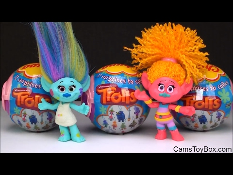 Dreamworks Trolls Chupa Chups Lollipops Surprise Toys for Kids Harper DJ Suki Prince Gristle Smidge
