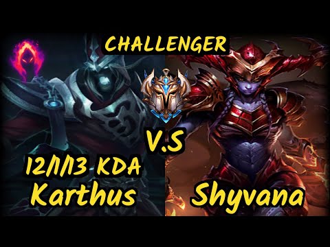 1907 FB Kirei (KARTHUS) vs SHYVANA - 12/1/13 KDA JUNGLE CHALLENGER GAMEPLAY - EUW