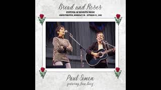 Paul Simon - Song About The Moon FIRST PERFORMANCE (Live from The Bread and Roses Concert 1982)