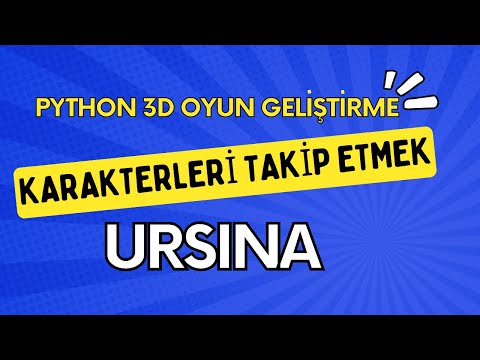DERS-10 Python Ursina Engine 3D Oyun Geliştirme-Smooth Follow Script Kullanımı