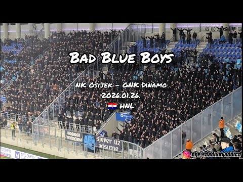 Bad Blue Boys // NK Osijek - GNK Dinamo, 2026.01.25., 🇭🇷 HNL