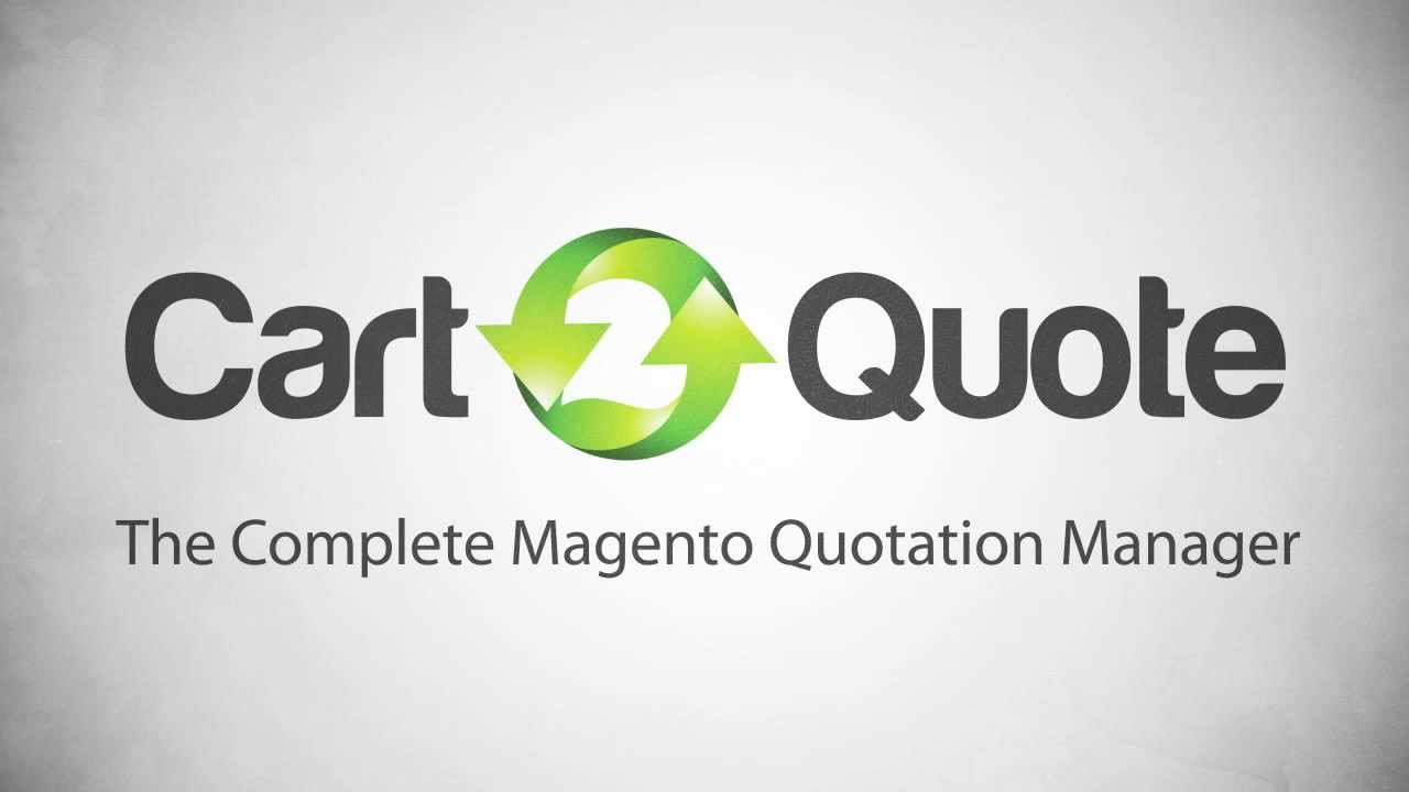 Cart2Quote Extension Video