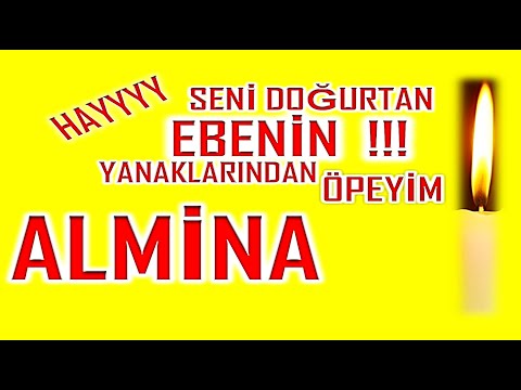 İyi ki Doğdun Almina İsme Özel Komik Doğum Günü Şarkısı