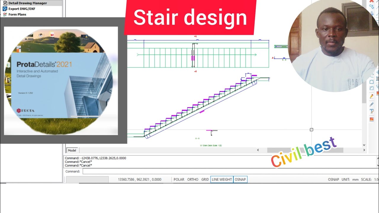 How to Design Straight Flight Staircase Prota Structure: Step-by-Step Tutorial Analysis to Detailing