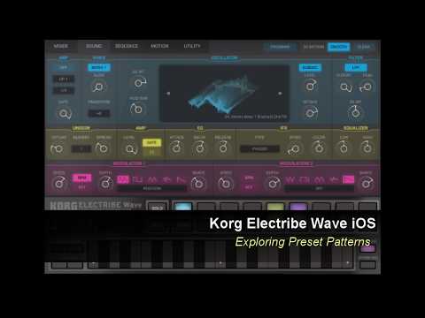 Korg Electribe Wave iOS : Exploring Preset Patterns