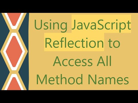 Using Javascript Reflection To Access All Method Names