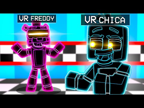 Chica Creates VR FREDDY | Minecraft Five Nights at Freddy’s FNAF Roleplay