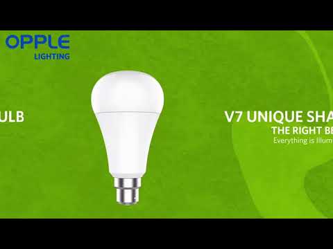Opple led bulb, model - led-e1-a60-b22-9w-6500k-ct-v7-bee, 3...