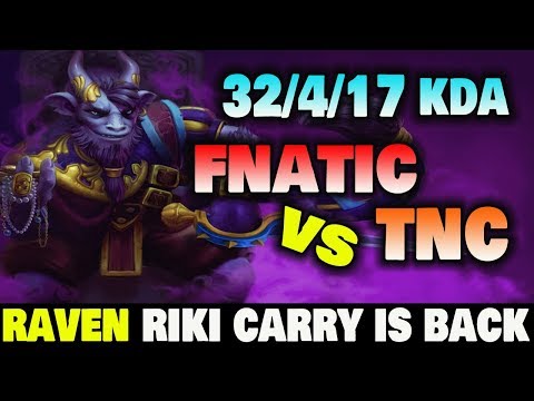 RAVEN RIKI CARRY 32 KILLS Dota2 7.22
