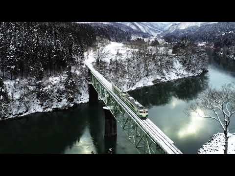Daiichi Tadamigawa Bridge / Fukushima in Winter
