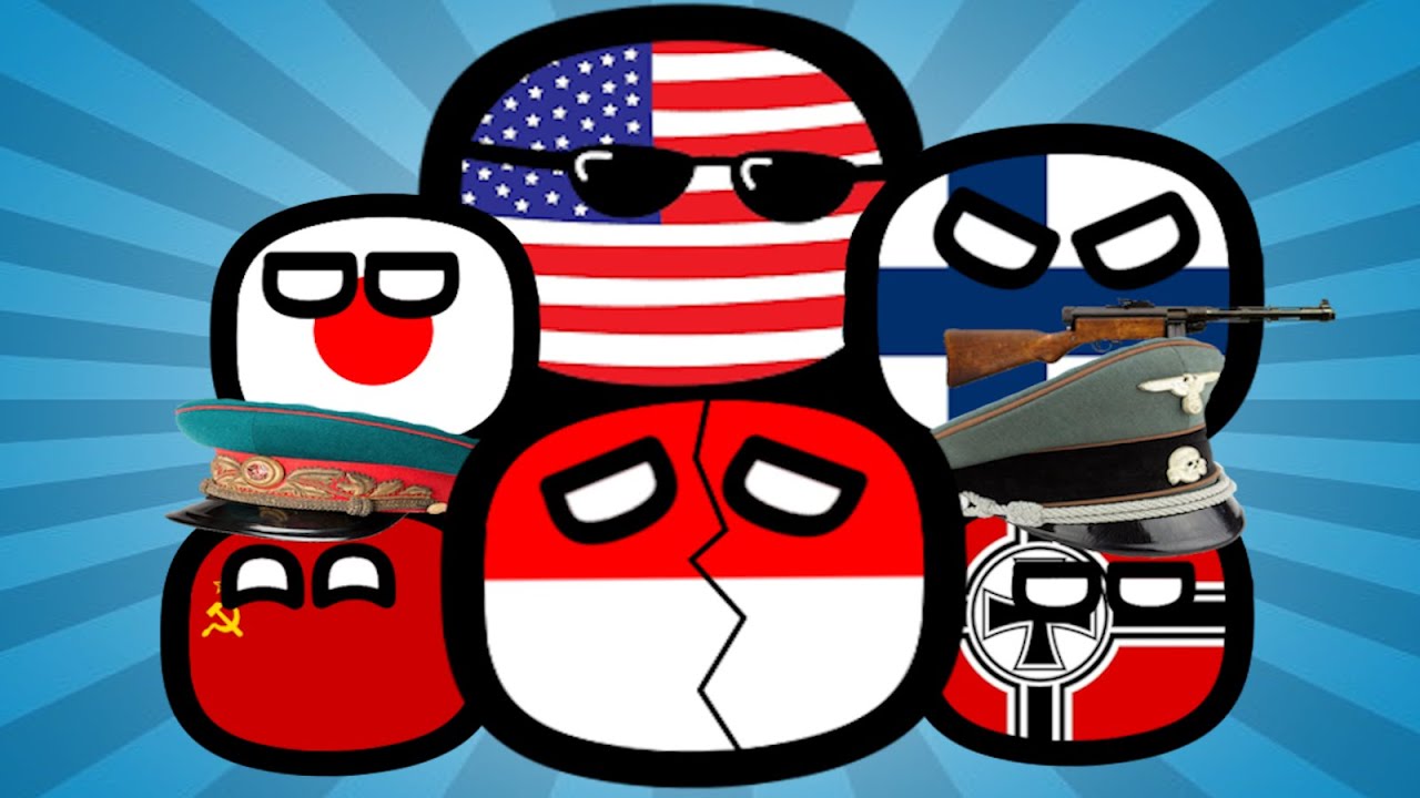 Countryballs: WW2 In A Nutshell