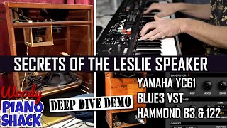 Video thumbnail for Yamaha YC61 Review - Hammond Organ LESLIE SPEAKER by Woody Piano Shack