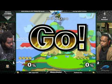SGL 2017   1v1 Top 24 Winners   ERG Ryan Ford vs Professor Pro
