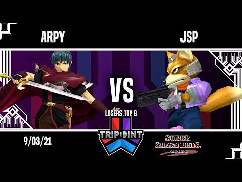 Tripoint Smash 112 - Losers Top 8 - Arpy(Marth) Vs. JSP(Fox)