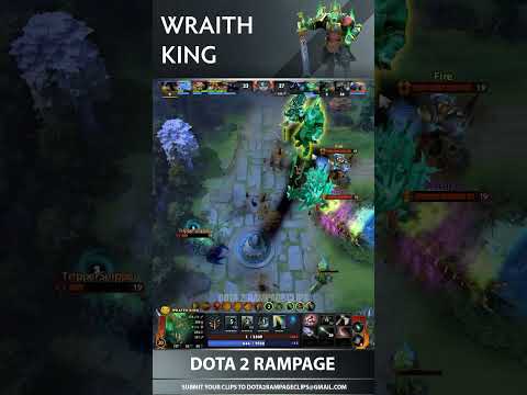Wraith King Reincarnates in Base🤣? #dota2 #dota2shorts #theinternational2023 #ti12