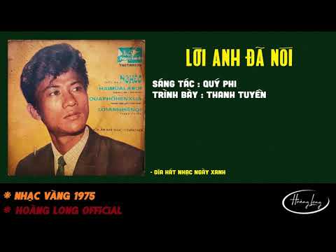 LỜI ANH ĐÃ NÓI