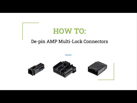 Tech Tip Tuesday: How To De-pin AMP Multi-Lock Connectors