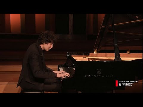Marcel Tadokoro performs at the Montreal Competition Piano 2021 finals