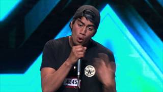 Amazing jam by Beau Monga - Sneak Peek audition from The X Factor NZ