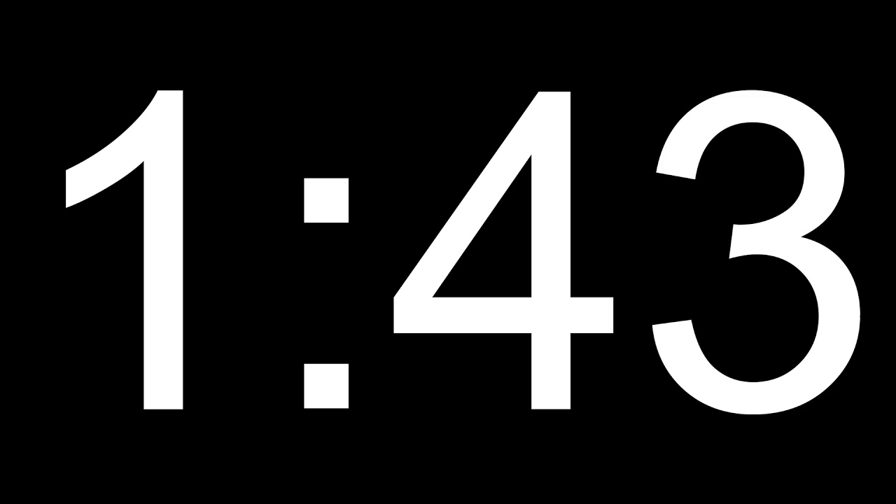 5 Minute Countdown Alpha Channel - transparent background for overlay free to use