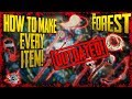 How to Craft EVERY ITEM in The Forest (Read Description) How to Craft EVERY ITEM in The Forest (Read Description)