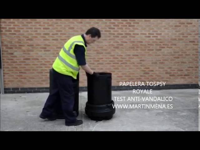 Vídeo relacionado con ADO - Papelera Exterior Circular de acero inoxidable para comunidades de vecinos, Parques y Jardines. Papelera calle (2- Papeleras + Tornillería)