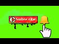 Black drip Subscribe button Green screen| free download