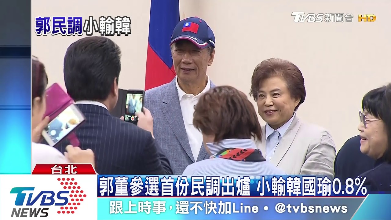 郭董參選首份民調出爐　小輸韓國瑜0.8%