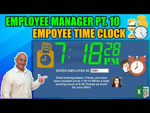 Create Horizontal AND Vertical Tabs in this Excel Employee Manager Part 1