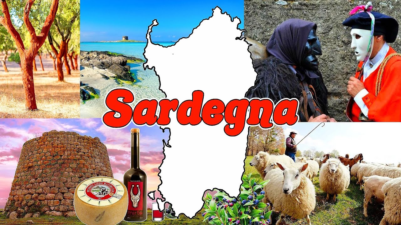 🐑🧀🌊 LA SARDEGNA - le Regioni d'Italia (Geografia) 📚🌍